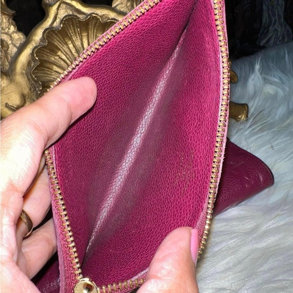 Louis Vuitton Burgundy Wallet - Picture 7 of 16